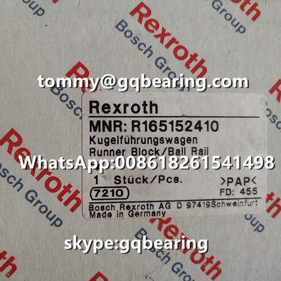 Rexroth R165152410 Χάλυβας υλικό τύπου φλάντζης βαρύ φορτίο πρότυπο μήκος πρότυπο ύψος μπάλα σιδηροτροχιά ράβδος