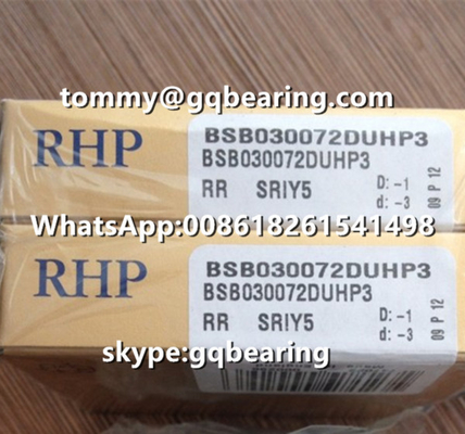 Κεραμικό υλικό Σφαίρες RHP BSB030072DUHP3 Υπερ-ακριβής σφαιρίδιο σφαιρίδιο ρουλέν γωνιακό ρουλέν ρουλέν επαφής